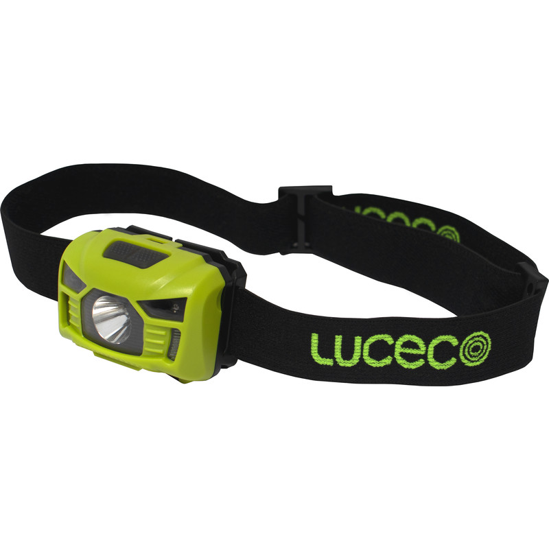 Luceco hoofdlamp met bewegingsmelder