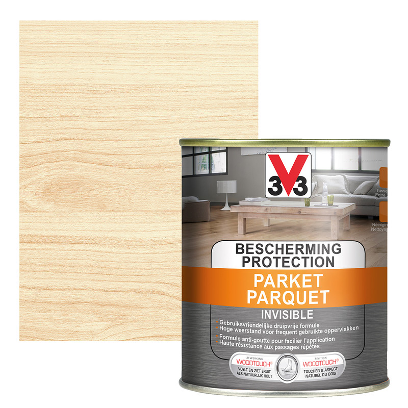 V33 invisible protection parket