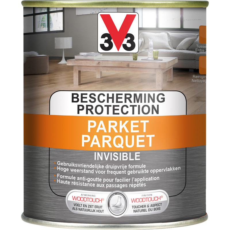 V33 invisible protection parket
