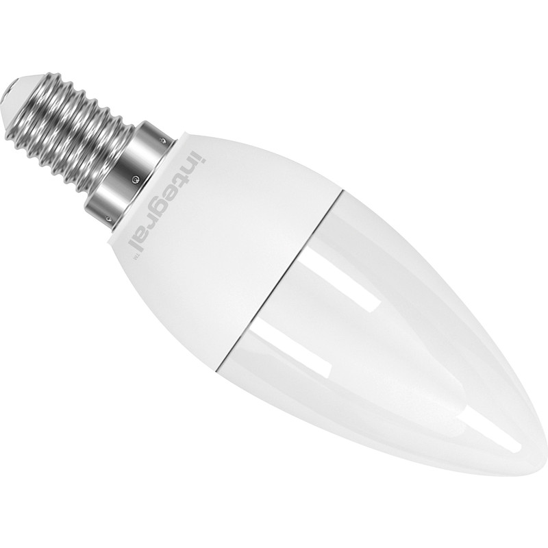 Integral LED lamp kaars mat E14