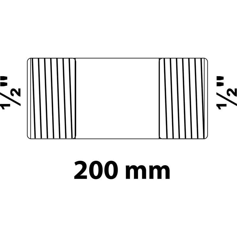 Buisnippel nr.530 verzinkt