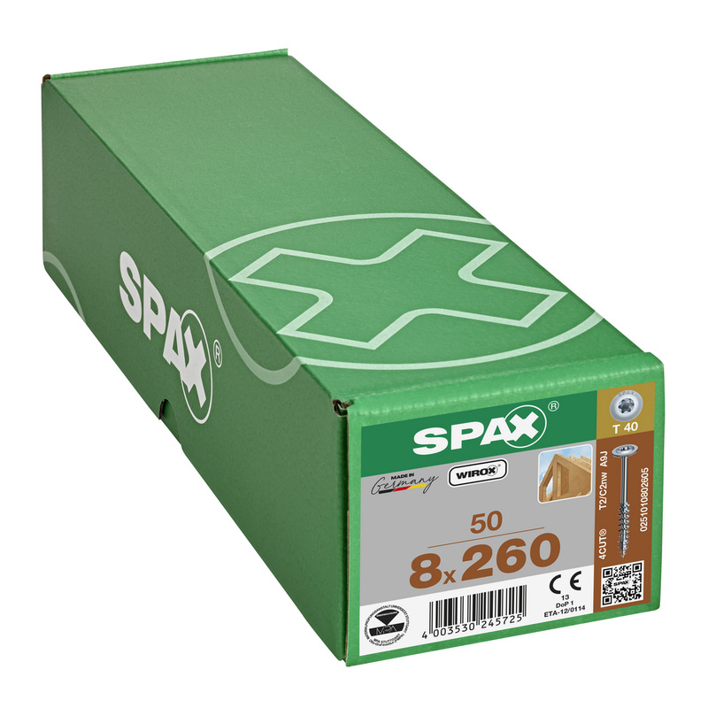Spax universele schroeven tellerkop deeldraad