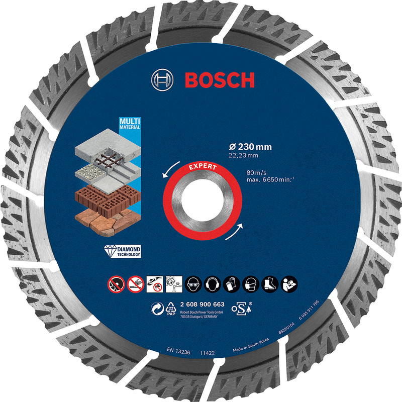 Bosch EXPERT diamantschijf Multi Material
