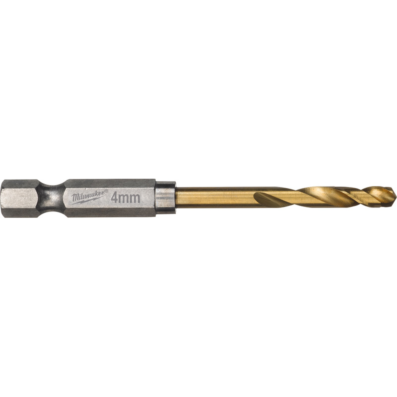 Milwaukee Metaalboor HSS-G Tin Red Hex shockwave
