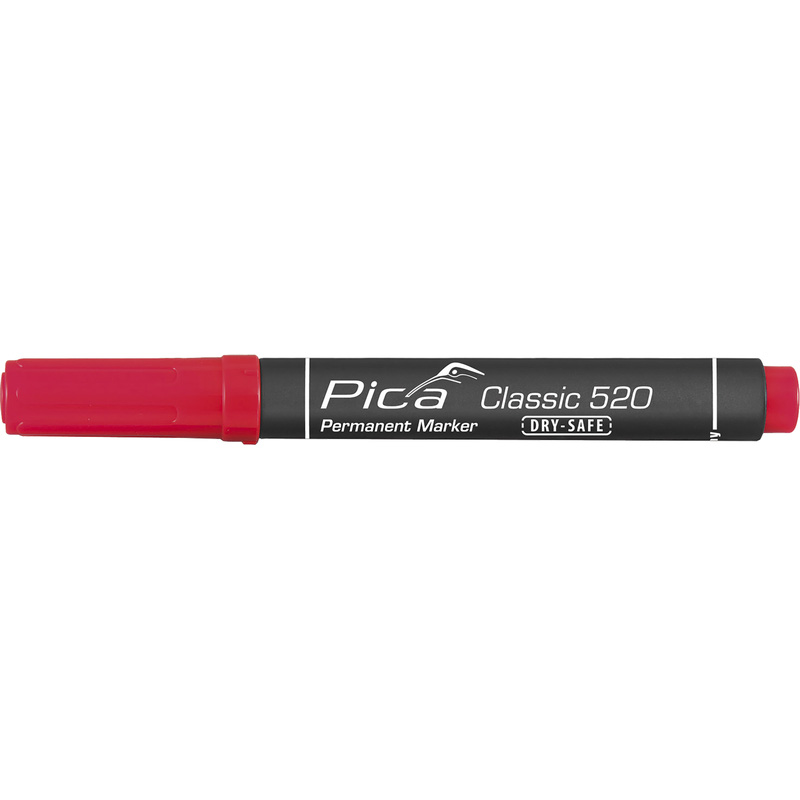 Pica Classic 520/40 Permanent Marker rood - ronde punt