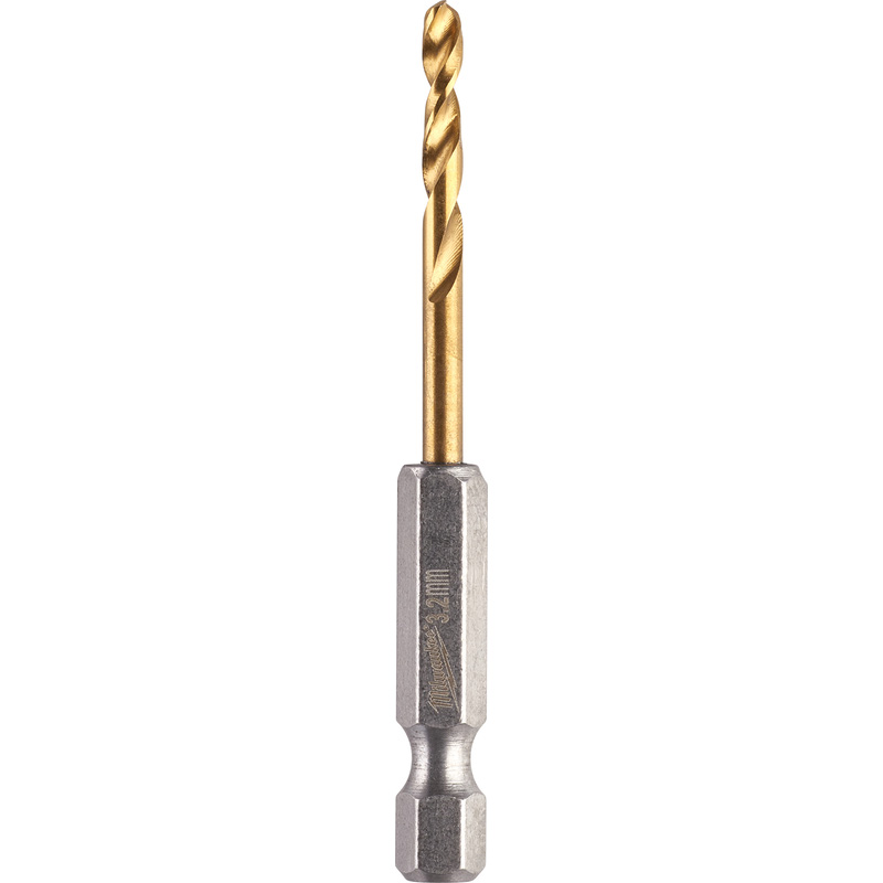 Milwaukee Metaalboor HSS-G Tin Red Hex shockwave