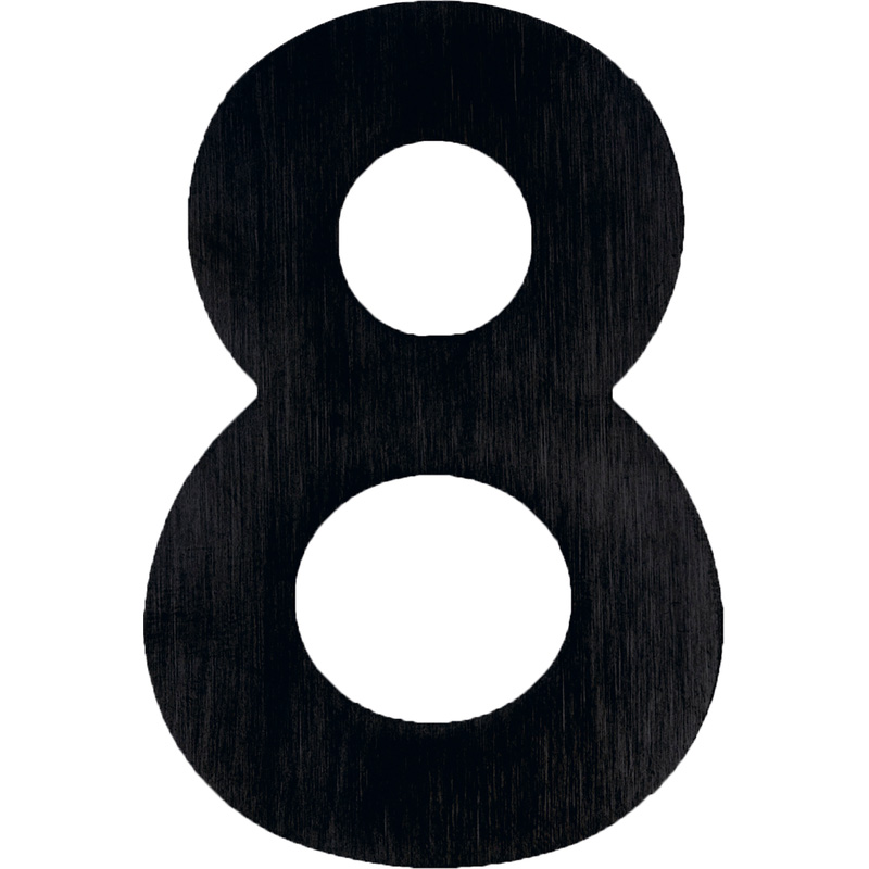 HDD PRO / HDD Huisnummer Zelfklevend Klein Zwart