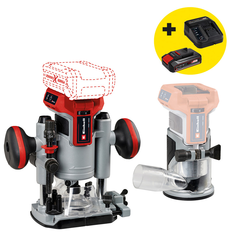 Einhell TP-RO Kit Li BL Solo accu boven-/kantenfrees (body)
