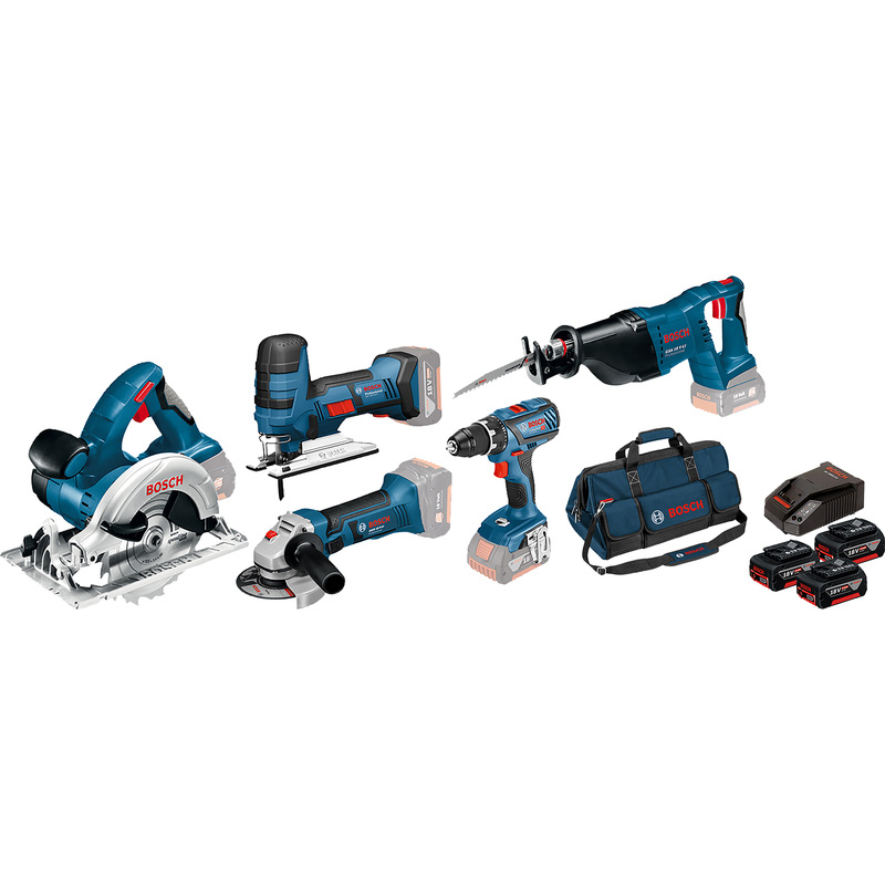 Bosch 18V 5 Tool Kit combopack