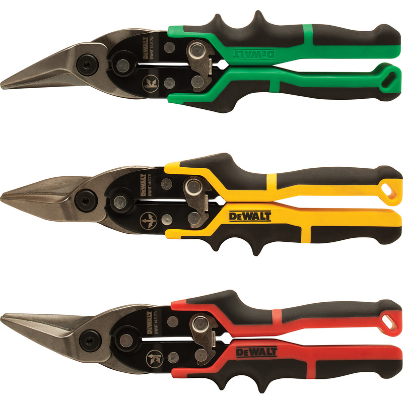 DeWALT / DeWALT plaatscharen 3delige set