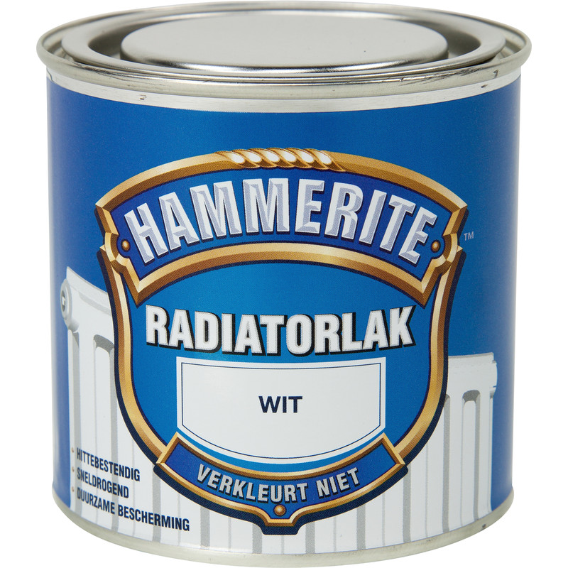 schot Krijgsgevangene Faculteit Hammerite radiatorlak 250ml wit product.blade.meta.title.branding