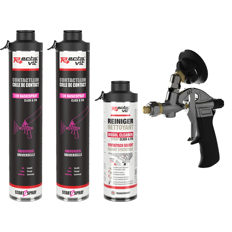 Rectavit Spray Gun Set 139 Basic Spray Click & Fix