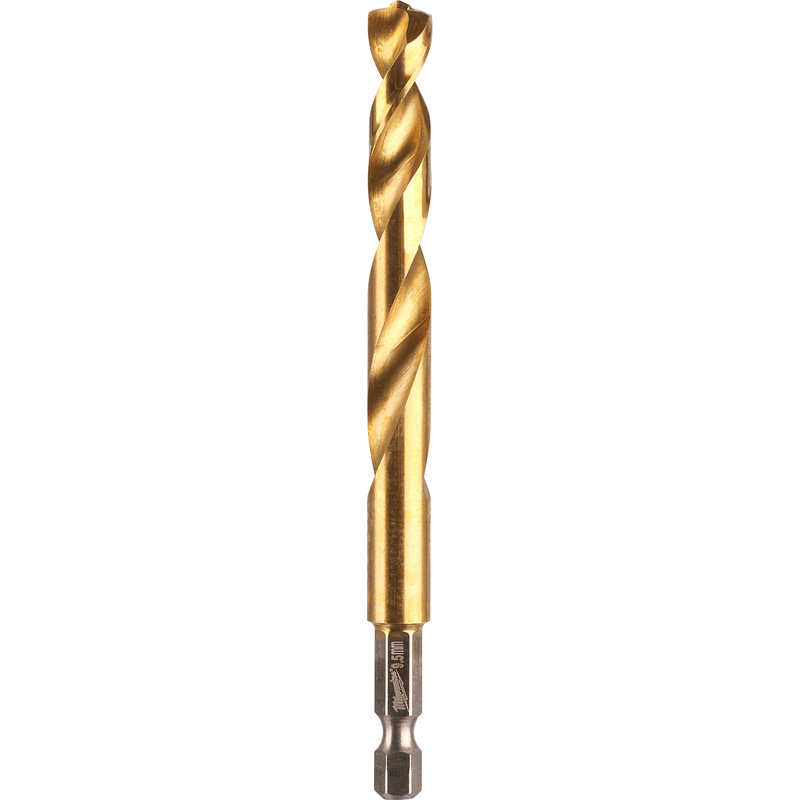 Milwaukee Metaalboor HSS-G Tin Red Hex shockwave