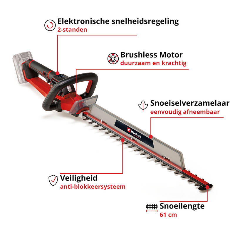 Einhell GP-CH 18/61 Li BL Solo accu heggenschaar (body)
