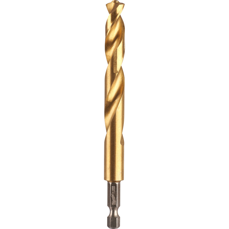 Milwaukee Metaalboor HSS-G Tin Red Hex shockwave