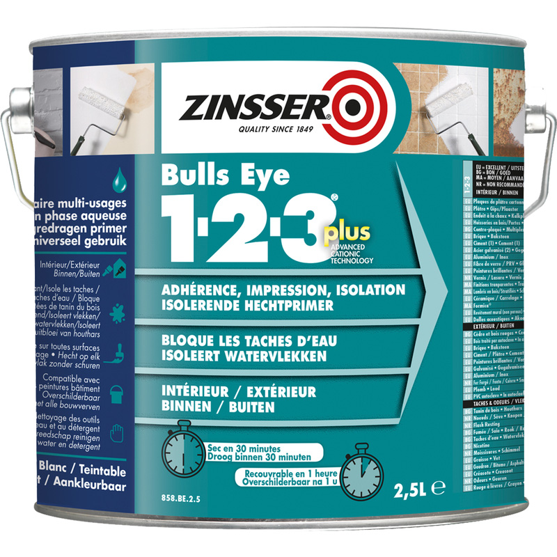 Zinsser bulls eye 1-2-3 plus primer