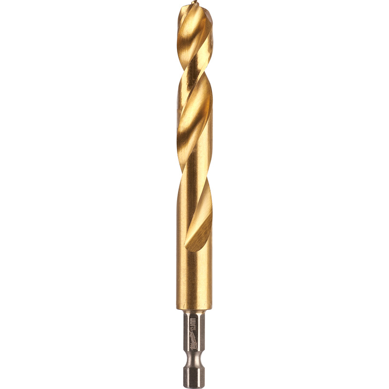 Milwaukee Metaalboor HSS-G Tin Red Hex shockwave