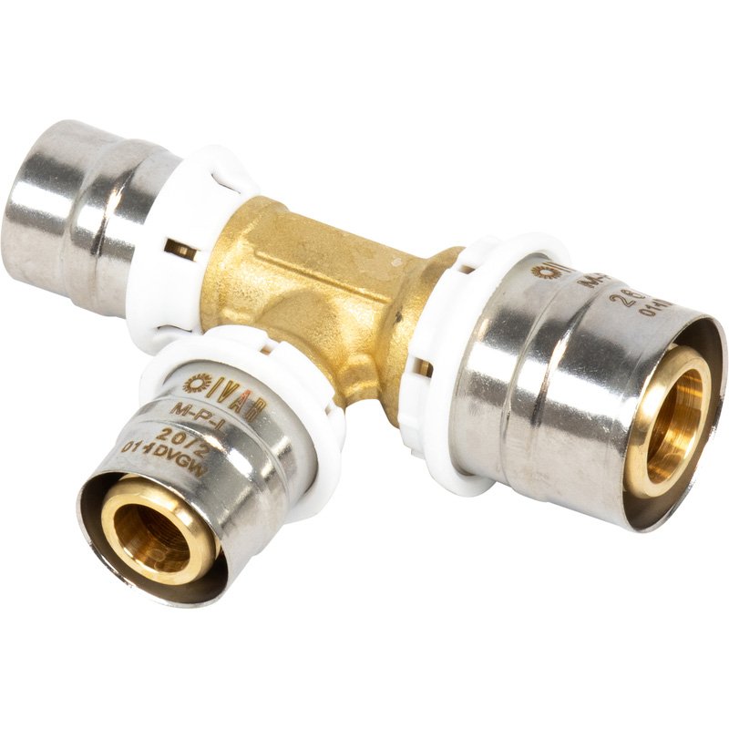 Begetube / Begetube pers T-stuk verloop