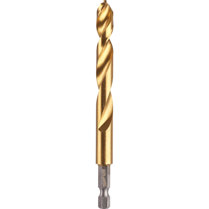 Milwaukee Metaalboor HSS-G Tin Red Hex shockwave