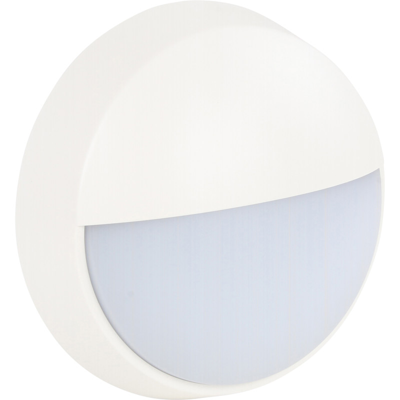 Luceco rond LED buitenlamp zwart/wit