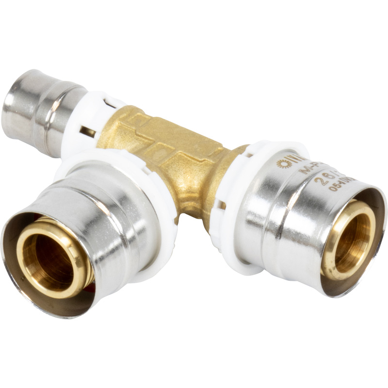 Begetube / Begetube pers T-stuk verloop