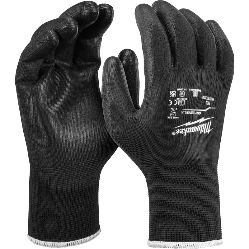Milwaukee handschoenen polyurethaan