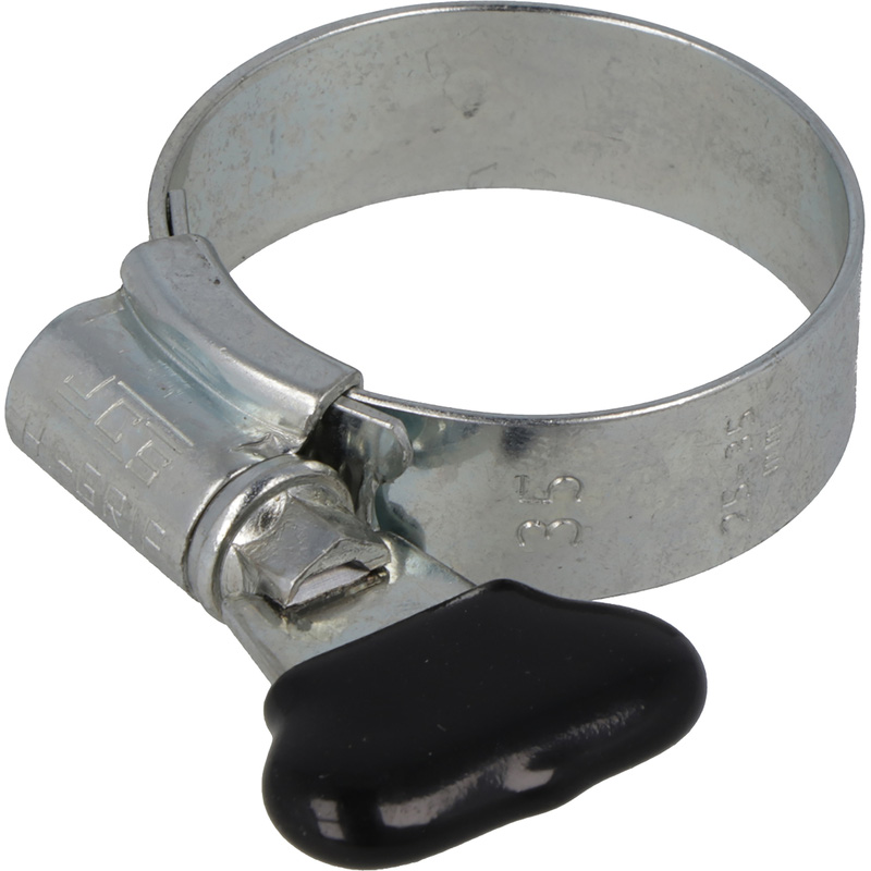 JCS Hi-Grip slangklem vleugelmoer verzinkt 17-25mm