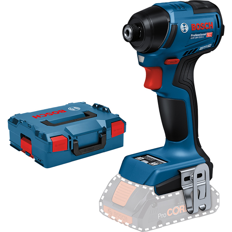 Bosch GDR 18V-220 C Solo + CoMo accu slagschroevendraaier (body)