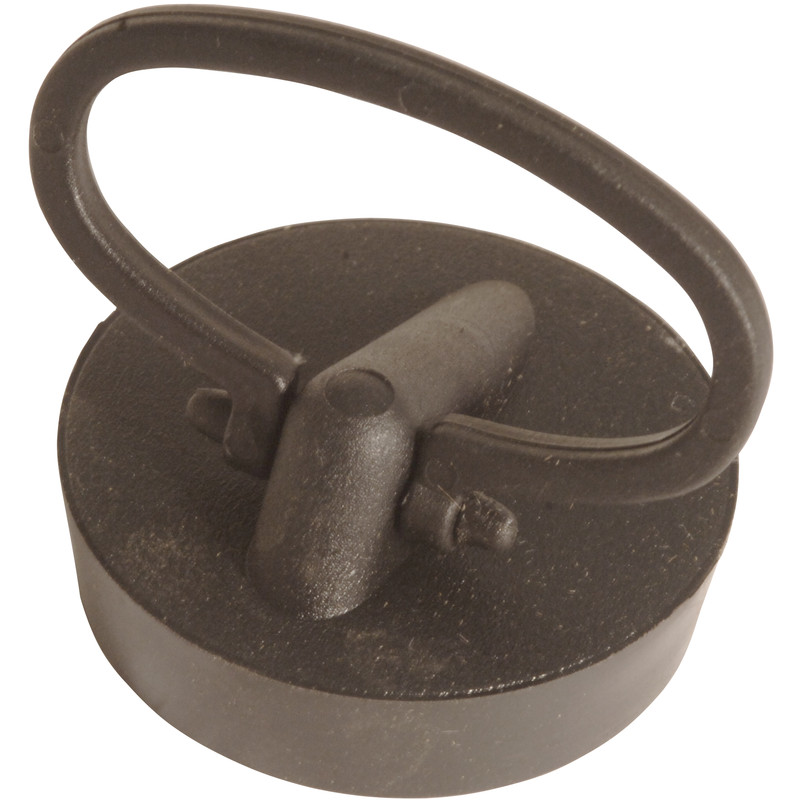 McAlpine / PVC stop zwart met ring