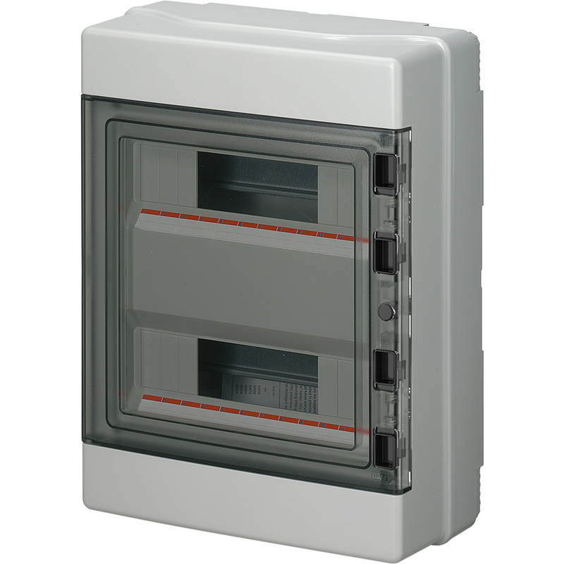 Elettrocanali / Opbouw zekeringkast IP65 leeg