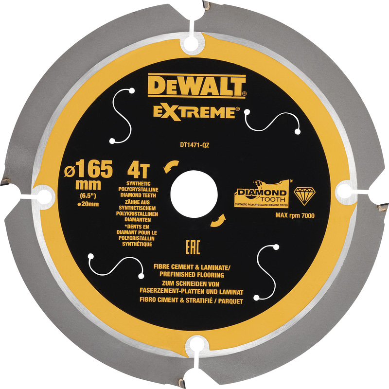 DeWALT / DeWALT cirkelzaagblad CSB PCD laminaat/vezelcement