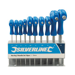 Silverline / HEX-sleutelset T-greep 2