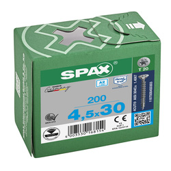 Spax / Spax universele schroeven T-STAR plus platkop voldraad RVS 3