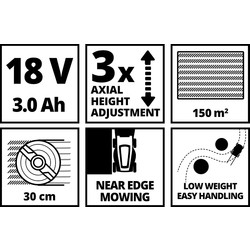 Einhell / Einhell GE-CM 18/30 Li BL Kit accu grasmaaier 8