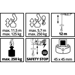 Einhell / Einhell elektrische takel 8