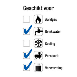 Henco / Henco pers muurplaat messing 2