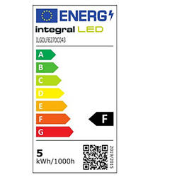 Integral LED / Integral LED lamp kogel mat E27 3