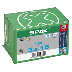 Spax / Spax universele schroeven T-STAR plus platkop voldraad RVS 3