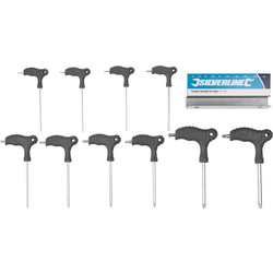 Silverline / TX-sleutelset T-greep 2
