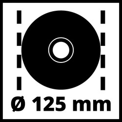 Einhell / Einhell TC-AG 125/850 haakse slijper 7