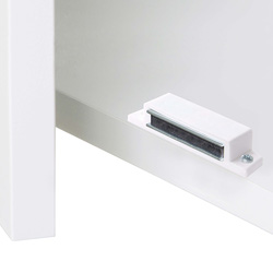 Magneetsnapper kunststof wit 2