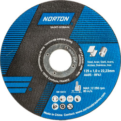 Norton / Norton doorslijpschijf staal/inox 3
