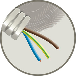 Precaflex / Precaflex Voorbedrade buis 16mm 3