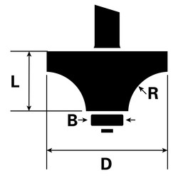 Bosch / Bosch afrondprofielfrees 4