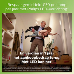 Philips / Philips LED lamp kaars transparant E14 6