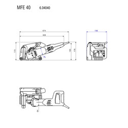 Metabo / Metabo MFE 40 muurfreesmachine 11