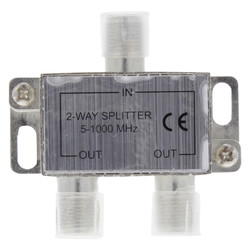 Q-link / Q-link coax F-splitter 2 weg 6