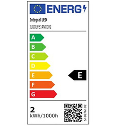 Integral LED / Integral LED lamp filament kogel E14 2