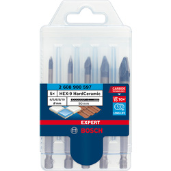 Bosch / Bosch EXPERT borenset HEX-9 HardCeramic 2