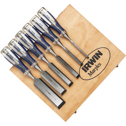 IRWIN / Irwin Marples houtbeitelset 6-delig MS750 in houten kist 4
